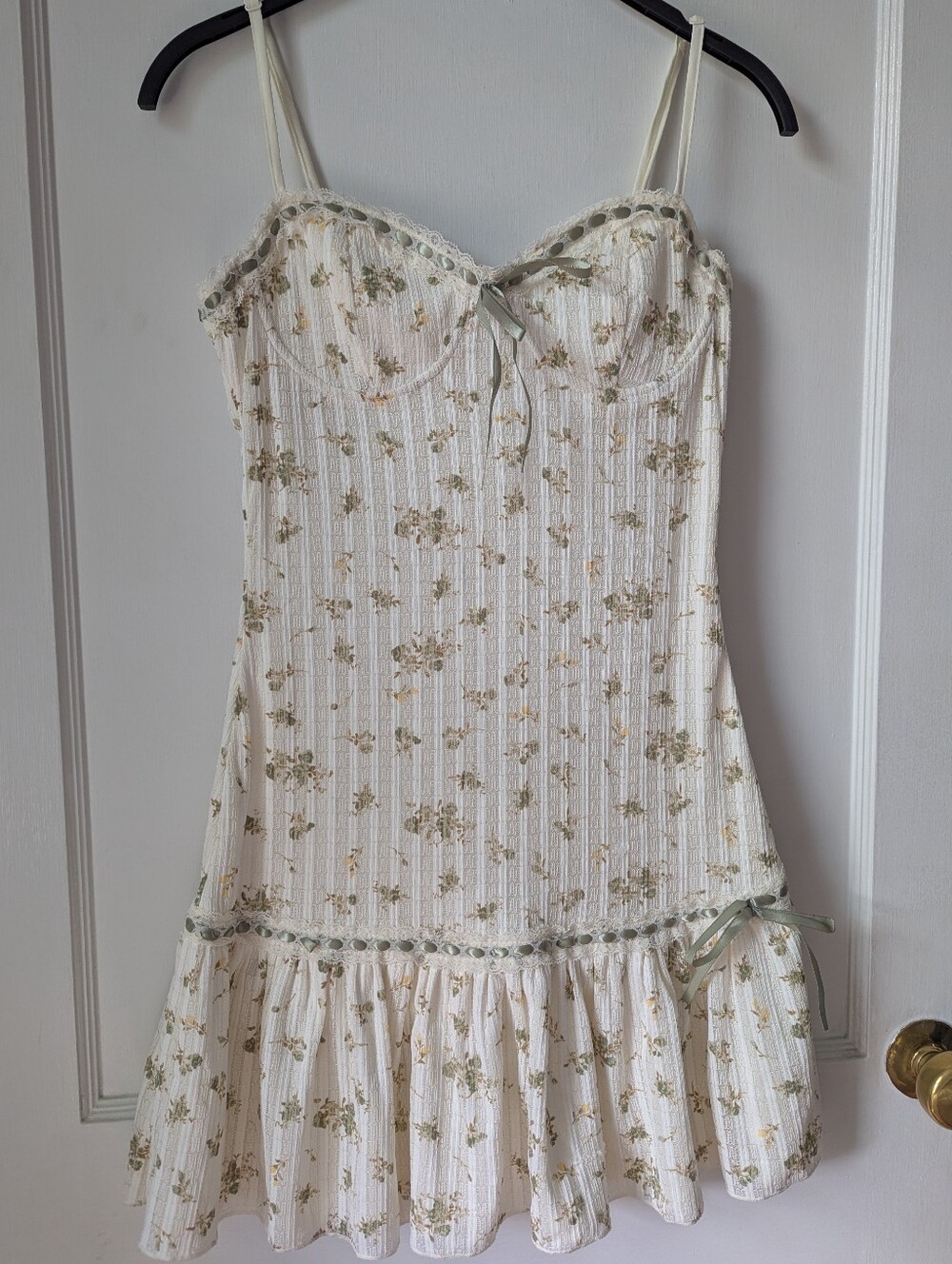 4 Hearts Sigrid Horn Milkmaid Cottagecore Coquette Girl Feminine Dress Small - Picture 2 of 11